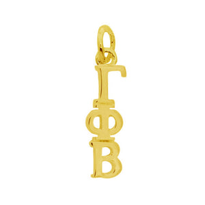 Gamma Phi Beta Sorority Lavalier Necklace Gold Filled