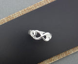 Infinity Ring Love Wedding Ring Statement Ring Friendship Ring **USA Seller - DKGifts.com