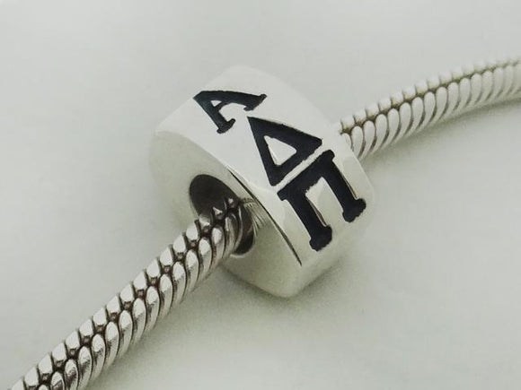 Alpha Delta Pi Letter Greek Sorority Bead European Big Hole Bead - DKGifts.com