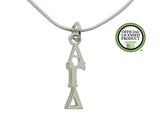 Alpha Gamma Delta Greek Sorority Lavalier Charm Drop Necklace - DKGifts.com