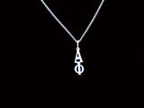 Alpha Phi Sorority Lavalier Necklace Sterling Silver - DKGifts.com