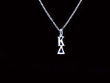 Kappa Delta Sorority Lavalier Necklace Sterling Silver - DKGifts.com