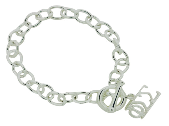 Phi Sigma Sigma Sorority Bracelet with Toggle Clasp - DKGifts.com