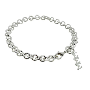 Tri Sigma Sigma Sigma Rolo Sorority Bracelet with Lobster Clasp - DKGifts.com